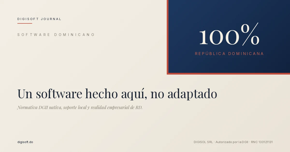 Software 100% dominicano para empresas en RD