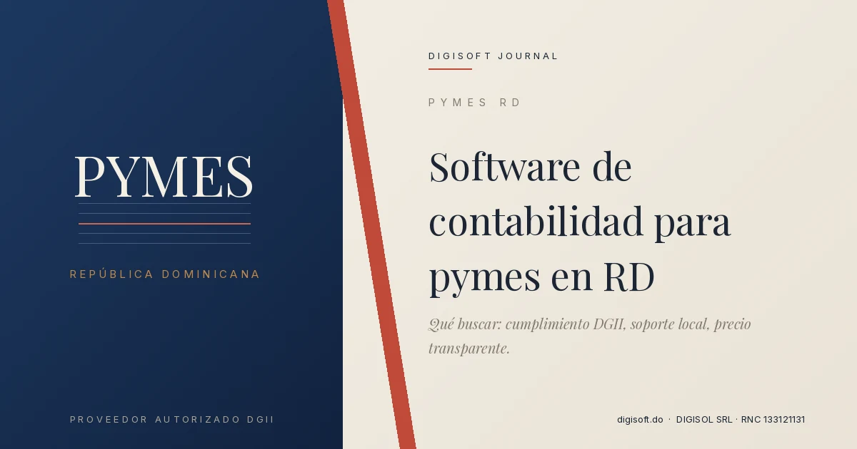 Software de contabilidad para pymes en República Dominicana